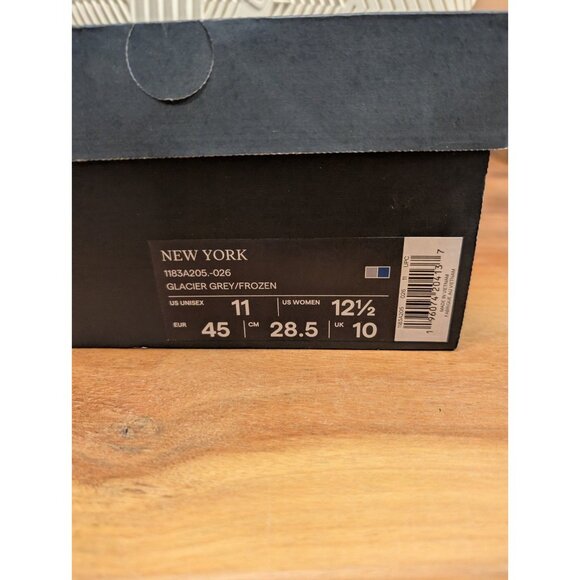 Onitsuka Tiger New York Sneakers Grey Navy Size 11 - Picture 7 of 10